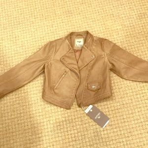 Mayoral girls pleather jacket